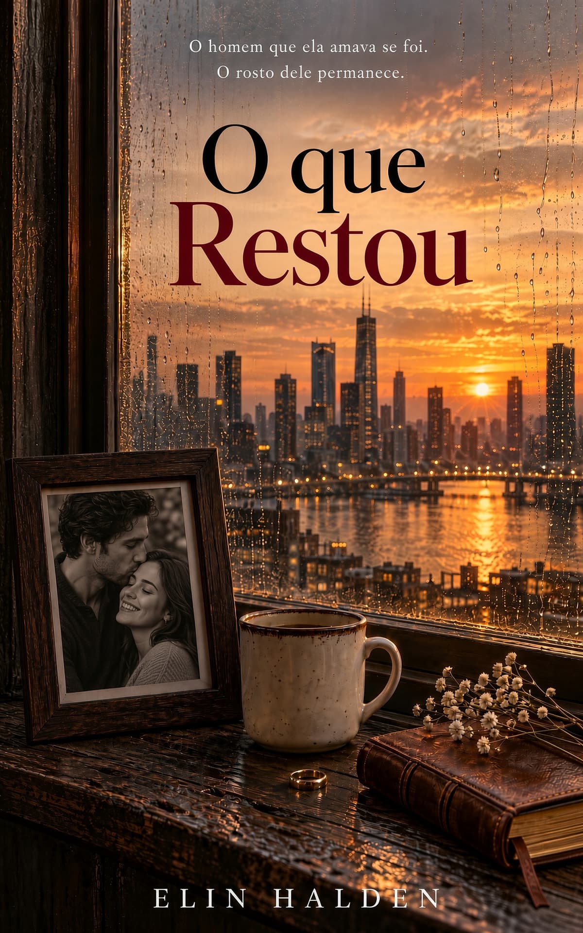 Capa do livro O QUE RESTOU, de Elin Halden